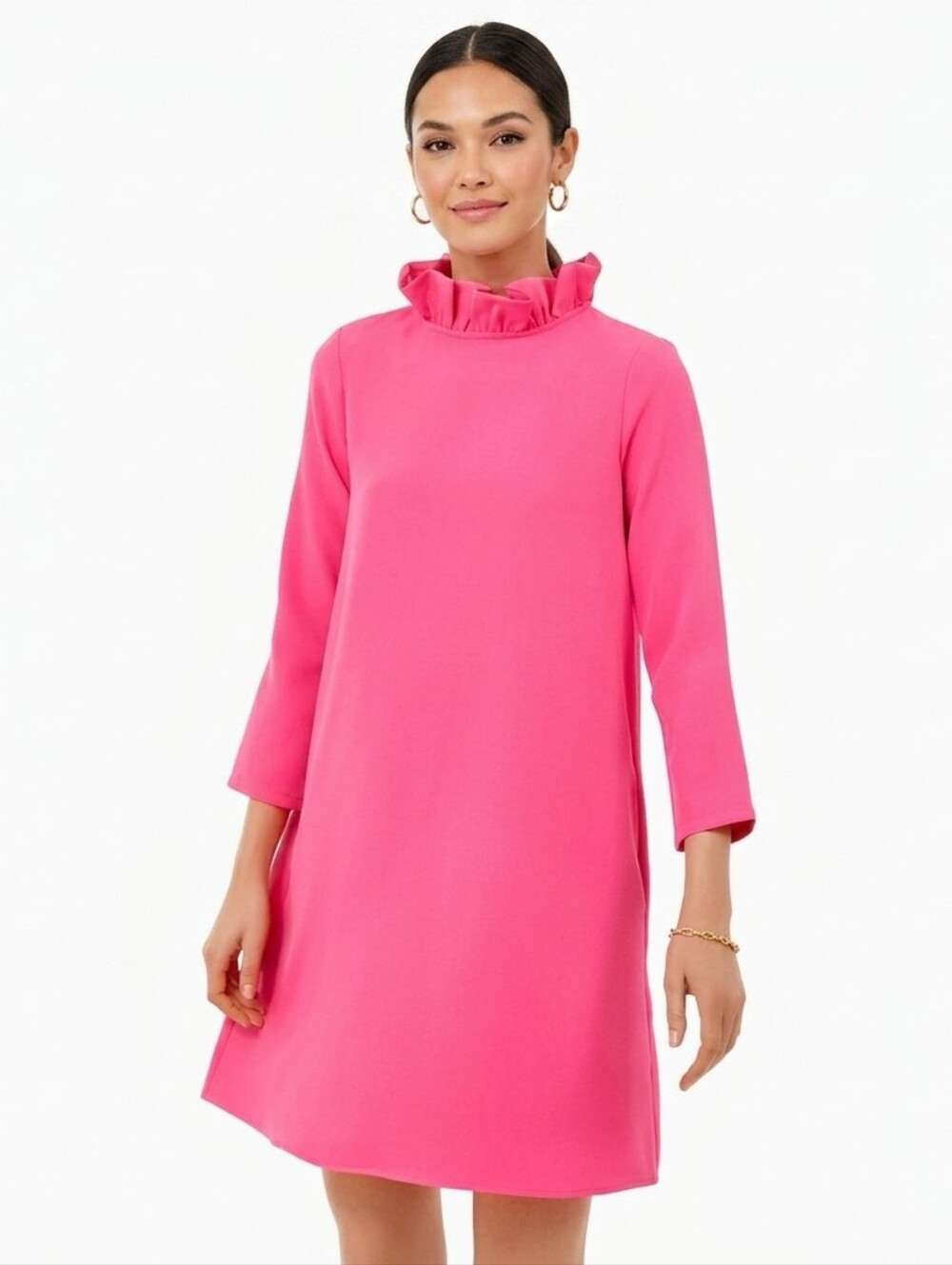 Tuckernuck Pomander Place Pink Daphne Ruffle Bow Back Dress XS